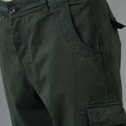 WROGN Men Straight Fit Cargos Trousers image 5