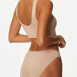 Marks & Spencer Pack Of 5 High Rise Hipster Briefs-T614100ROSE QUARTZ image 3