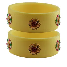 Vidhya Kangan Women Beige Bangle image 1