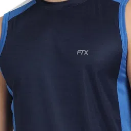 FTX Men Pack of 3 Dri-FIT Colourblocked Round Neck T-shirts image 3