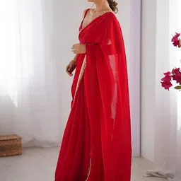 PAYAL CREATION Satin Saree image 3