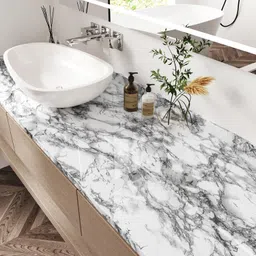 happymates Vinyl Decorative White, Grey Wallpaper image 2