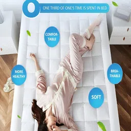 CHICERY Grey Cotton Water Resistant Mattress Protector image 2