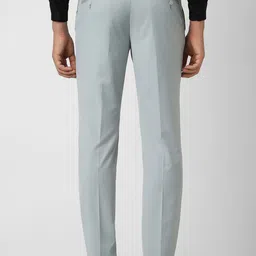 Van Heusen Men Slim Fit Mid-Rise Formal Trousers image 3
