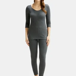 Jockey Women Round Neck Three Fourth Sleeves Thermal Set-picture-34