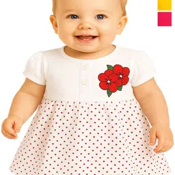 KidzzCart Polka Dot Print Fit & Flare Dress-picture-32