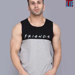 SLOWLORIS Men 2 Colourblocked Monochrome Raw Edge Slim Fit T-shirt-picture-27