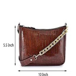Provogue Textured Swagger Shoulder Bag image 3