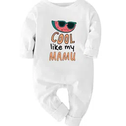 Zeezeezoo Infants Cool Like My Mamu Printed Cotton Romper-picture-24