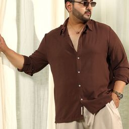 Instafab Plus Men Comfort Opaque Casual Shirt-picture-24