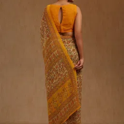 Soch Floral Printed Pure Georgette Saree image 3