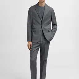 MANGO MAN Single-Breasted Slim Fit Suit Blazer image 5