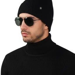 iSWEVEN Unisex Woollen Beanie image 4