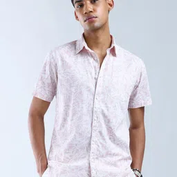 Flying Machine Men Slim Fit Floral Printed Casual Shirt-picture-37