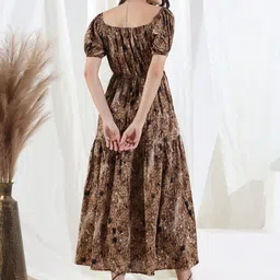 SZN Women Brown Dresses image 2