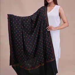 SWI Stylish Women Floral Embroidered Shawl-picture-14