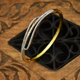 Anouk Women Brass Gold-Plated Bangle-Style Bracelet image 3