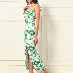 TANDUL Women Green Tie-dye Dress image 5