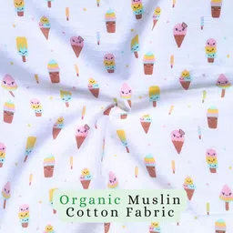 BAESD Set Of 2 Printed Organic Cotton Soft Baby Towels image 3