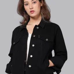 Tripursundari Fashion Women Lightweight Crop Denim Jacket-picture-32