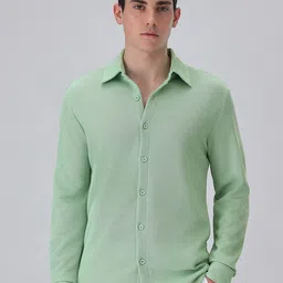 Banana Club Men Classic Slim Fit Opaque Casual Shirt-image-90