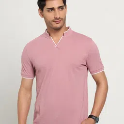 Peregrine by Pantaloons Men Polo Collar Pockets Slim Fit T-shirt-picture-22