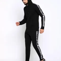 maniac Men Night Suit Set Black Printed image 4