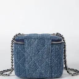 RAVE Textured Structured Shoulder Bag with Quilted image 2