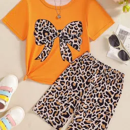 Xsole Girls Printed T-shirt With Shorts-picture-17