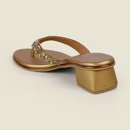 Metro Embellished Party Block Sandals image 3