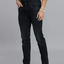 Rookies Men Slim Fit Mid-Rise Light Fade Stretchable Jeans image 4