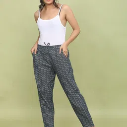 BABRU Women Ethnic Motifs Printed Easy Wash Trousers-image-75