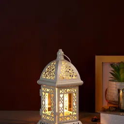 Myntra Elegant Homes White Candle Holder-picture-15