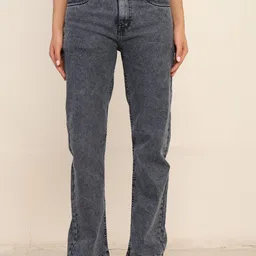 INDIROCKS Women Comfort Straight Fit High-Rise Stretchable Jeans-image-76