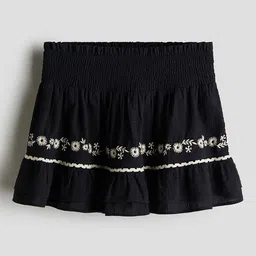 H&M Embroidery-Detail Cotton Skirt-picture-23
