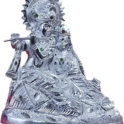 JY Silver-Toned Religious Idol Showpiece-picture-28