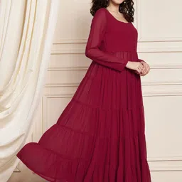 Poshak Hub Women Layered Kurta with Sharara image 2