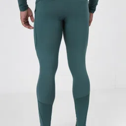 Invincible Men High Rise Antimicrobial Gym Tights image 3