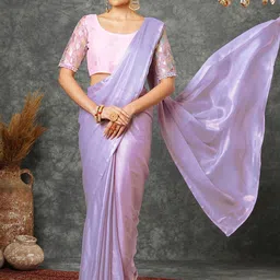 Satrani Pure Georgette saree with Blouse piece-picture-16