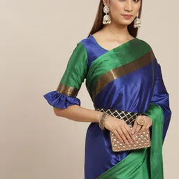 KAVINDI Embellished Banarasi Saree image 5