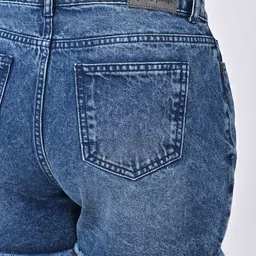URBAN POCHE Women High-Rise Fashion Denim Shorts image 3