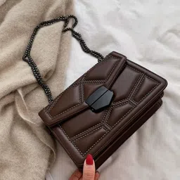 KPOP Women Embellished Structured Sling Bag-picture-12