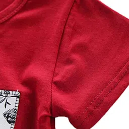 Lofn Unisex Kids Printed T-shirt with Shorts image 2