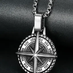 P. R. PRINTS Circular Pendants with Chains image 3