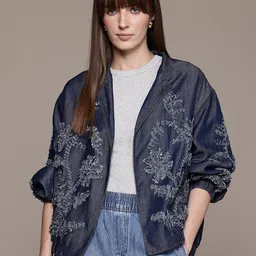 Label Ritu Kumar Floral Embroidered Open Front Jacket-picture-38