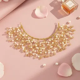 Krelin Women Pearls Embellished Bridal Tiara-picture-30