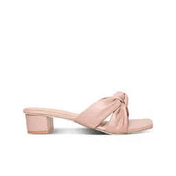 Looper Women Cross Strap Knot Block Heel Sandals image 4