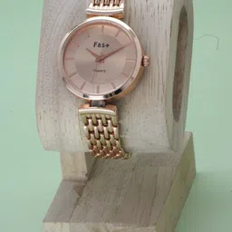 VIRAKTI Women Brass Dial & Wrap Around Straps Analogue Watch H-20-ROSEGOLD-picture-48