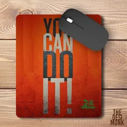 The Desi Monk You Can DoIt Anti Skid Mouse Pad for Laptops and Computers Non Slip Base Mousepad image 2