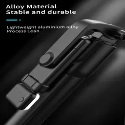 Mobtude Selfie Stick Tripod, Mini Extendable 3 in 1 Aluminum Selfie Stick with Remote 3 Axis Gimbal for Mobile image 2